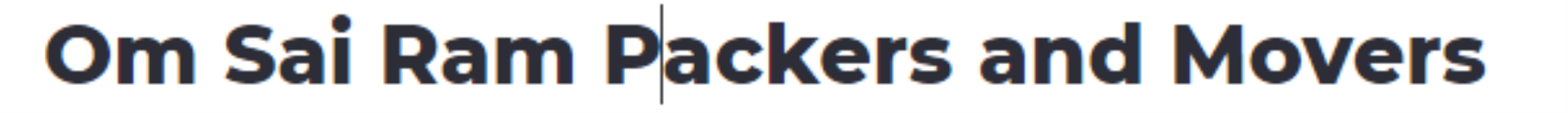 Om Sai Ram Packers And Movers - Tp Nagar - Agra