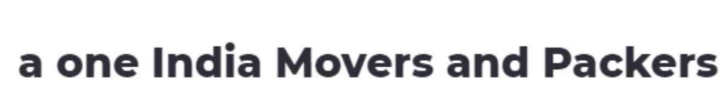 A-One India Packers And Movers - Sector 26 - Chandigarh