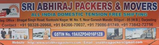 Sri Abhiraj Packers & Movers - Santoshi Nagar - Siliguri