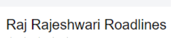 Raj Rajeshwari Roadlines - Maharashi Strand Road - Kolkata