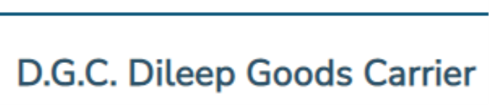 D.G.C. Dileep Goods Carrier - Sangam Vihar - Delhi