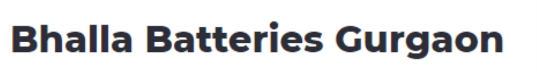 Bhalla Batteries - Dlf City Phase 1 - Gurugram