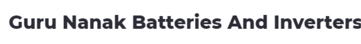 Guru Nanak Batteries And Inverters - Tilak Nagar - Delhi