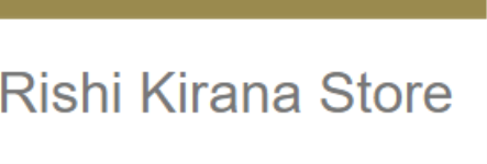 Rishi Kirana Store - Bhagirathpura - Indore