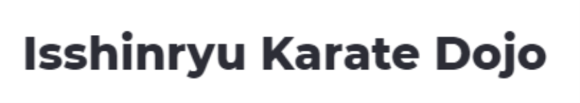 Isshinryu Karate - West Mambalam - Chennai