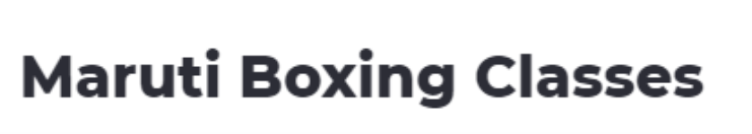 Maruti Boxing Classes - Vadapalani - Chennai