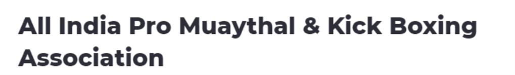 All India Pro Muaythal & Kick Boxing Association - Kilpauk - Chennai