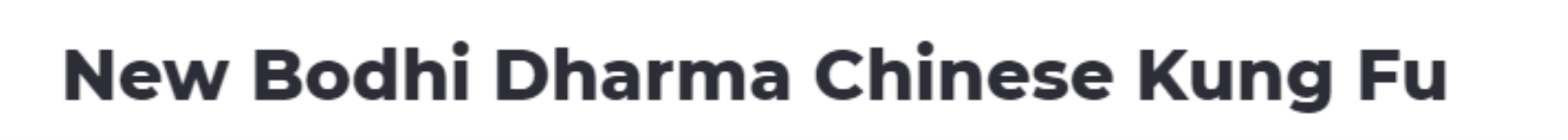 New Bodhi Dharma Chinese Kung Fu - Tondiarpet - Chennai