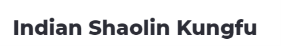 Indian Shaolin Kungfu - Mylapore - Chennai