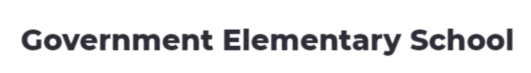 Government Elementary School - Sahibzada Ajit Singh Nagar - Mohali