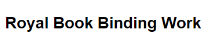 Royal Book Binding - Kadugondanahalli - Bengaluru