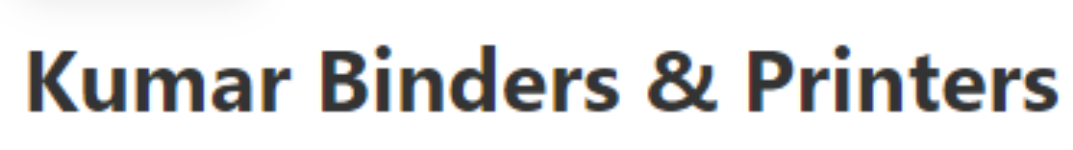 Kumar Binders & Printers - Cubbonpet - Bengaluru