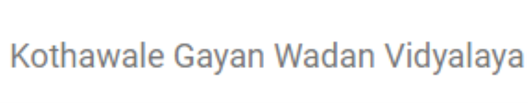 Kothawale Gayan Wadan Vidyalaya - Vadgaon Sheri - Pune