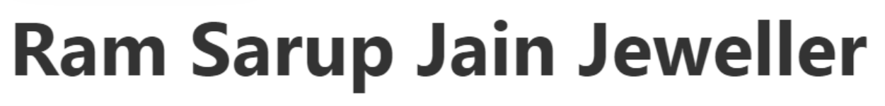 Ram Sarup Jain Jewellers - Chandni Chowk - Delhi