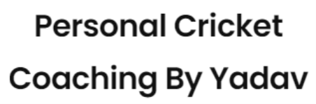 Personal Cricket Coaching By Yadav - Khanpur - Delhi