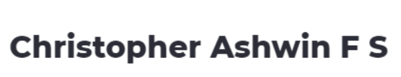 Christopher Ashwin F S - Mico Layout - Bengaluru