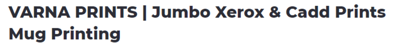 Varna Prints - Jayanagar - Bengaluru