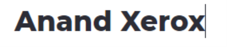 Anand Xerox - Sanjay Nagar - Bengaluru