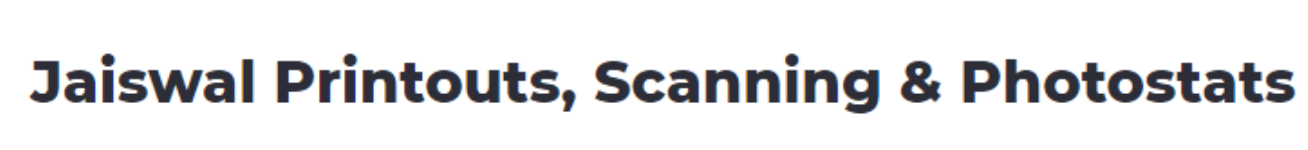 Jaiswal Printouts - Gulabi Bagh - Delhi