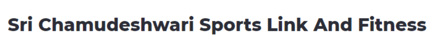 Sri Chamudeshwari Sports Link And Fitness - Domlur - Bengaluru