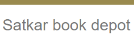 Satkar Book Depot - Raipur Rani - Ambala