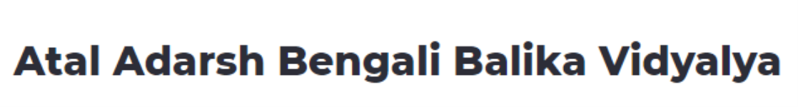 Atal Adarsh Bengali Balika Vidyalya - Gol Market - Delhi