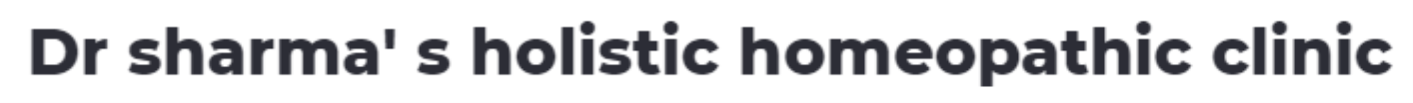 Dr. Sharma Holistic Homeopathic Clinic - Kalyan - Thane