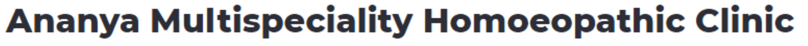 Ananya Multispeaciality Homeopathic Clinic - Nalasopara East - Palghar