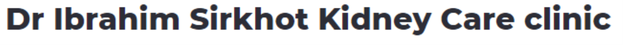 Dr. Ibrahim Sirkhot (Kidney Care Clinic) - Kurla West - Mumbai