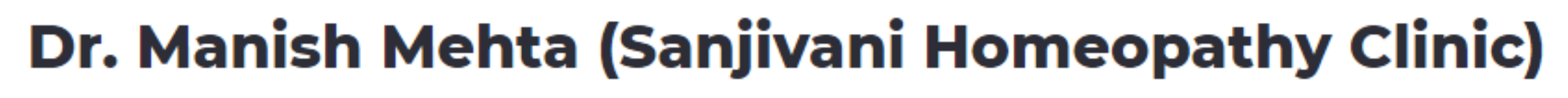 Dr. Manish Mehta (Sanjivani Homeopathy Clinic) - Borivali West - Mumbai