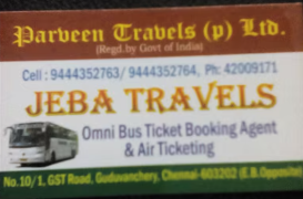 Jeba Travels - Perungalathur - Chennai