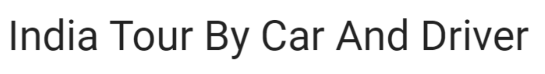 India Tour By Car And Driver - Panchyawala - Jaipur