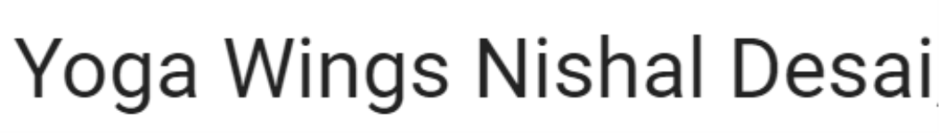 Yoga Wings Nishal Desai - Paldi - Ahmedabad