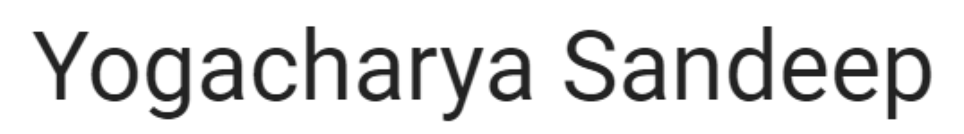 Yogacharya Sandeep - Thaltej - Ahmedabad