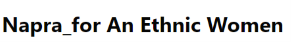 Napra_for An Ethnic Women