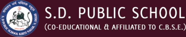 S.D. Public School - KirtiNagar - Delhi