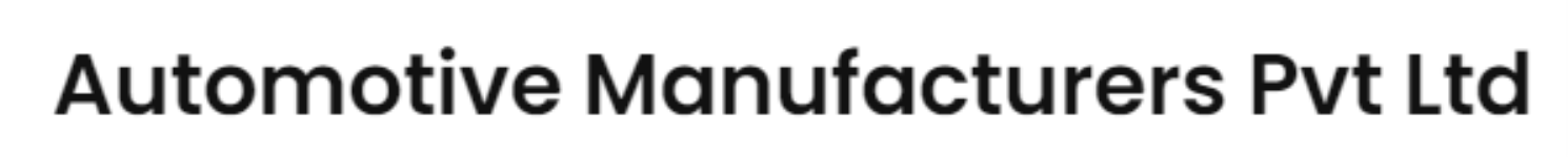 Automotive Manufacturers - Kukatpally - Hyderabad