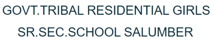 Govt Girls Tribal Residential School - Salumbar - Udaipur