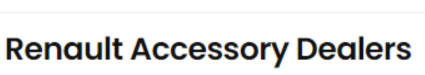 Renault Accessory Dealers - National Highway 6 - Akola