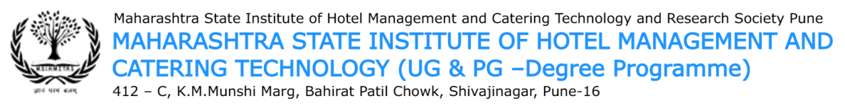 Maharashtra State Institute of Hotel Management and Catering Technology (MSIHMCT) - Pune