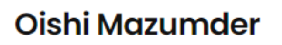 Oishi Mazumder - Kolkata