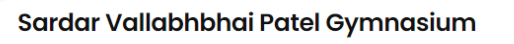 Sardar Vallabhbhai Patel Gymnasium - Jalgaon