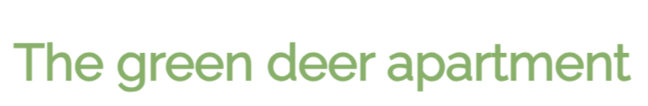 The Green Deer Apartment Hotel - Green Park - New Delhi