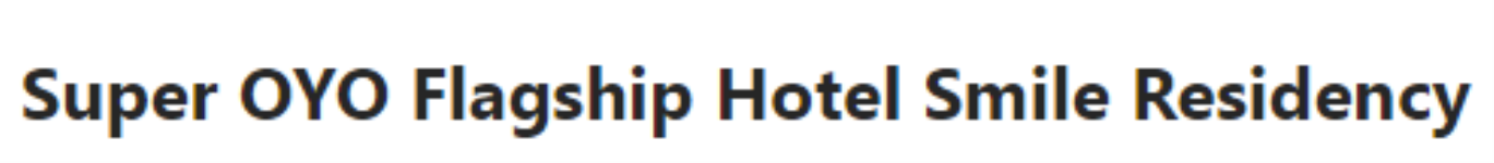 Hotel Smile Residency - Dwarka - Delhi