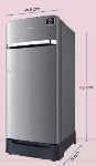 Samsung 189 L Single Door Refrigerator RR21C2H25S8