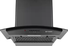 Faber 60 cm Auto Clean Wall Mounted Chimney HOOD ALPHA HC PB BK