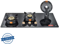 Prestige Svachh Hob PSVH 03 AI Glass Automatic Hob Gas Stove