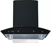 Hindware OASIS BLK 60 1350CMH Auto Clean Wall Mounted Chimney With Motion Sensor
