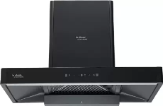 Hindware OPTIMUS BLACK 90 1350 CMH Auto Clean Wall Mounted Chimney