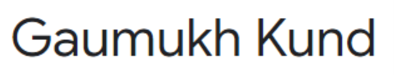 Gaumukh Kund - Gaumukh Kund - Chittorgarh